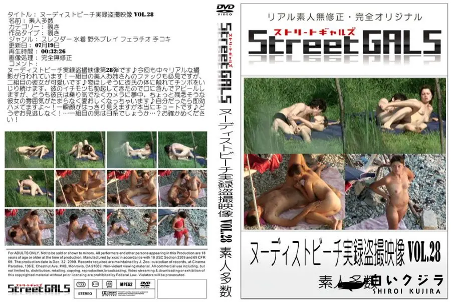 【Street GALS  ヌーディストビーチ実録盗撮映像 vol.28 】の一覧画像