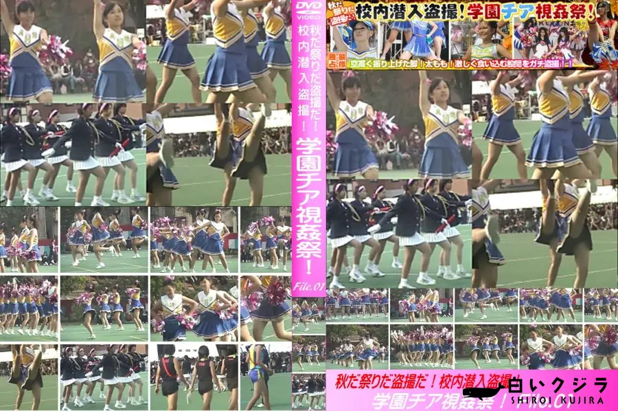 【秋だ祭りだ盗撮だ!校内潜入盗撮!学園チア視姦祭! File.01】の一覧画像