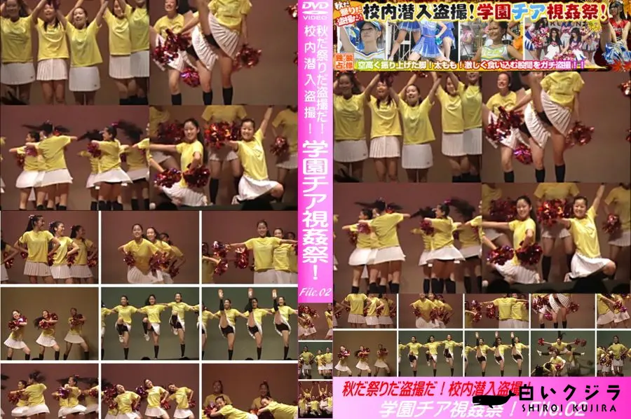 【秋だ祭りだ盗撮だ!校内潜入盗撮!学園チア視姦祭! File.02】の一覧画像